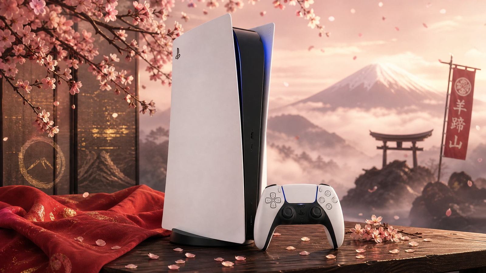 PlayStation 5 в самурайском стиле — аренда с играми
